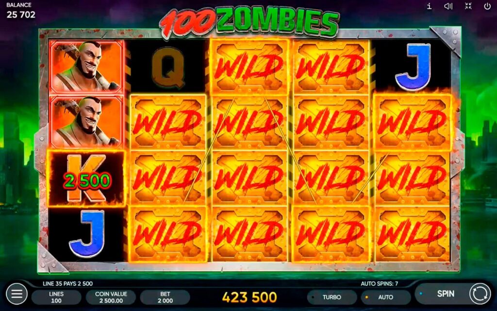 100 Zombies Spielverlauf Infinity Casino
