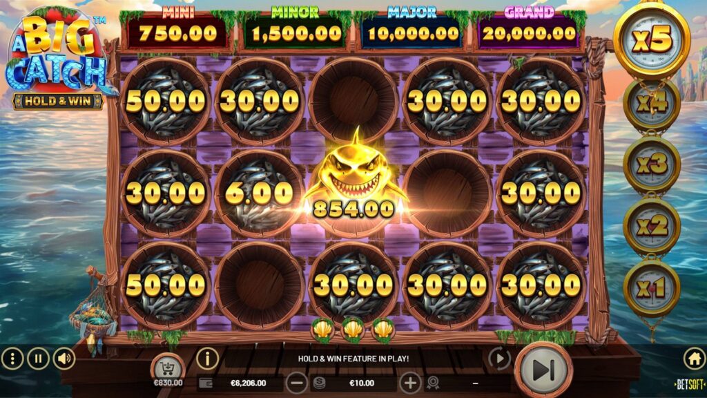 A Big Catch - Hold & Win Spielverlauf Infinity Casino