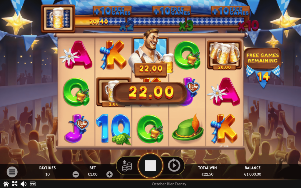 October Bier Frenzy Spielverlauf Infinity Casino
