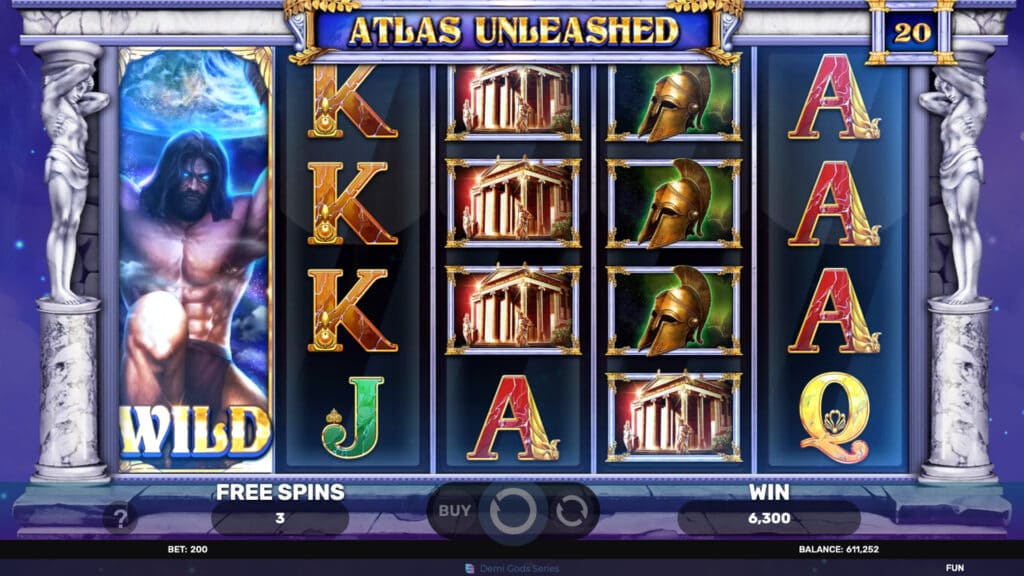 Atlas Unleashed Spielverlauf Infinity Casino